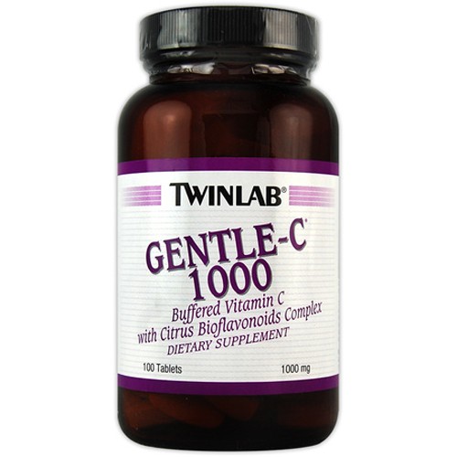 Twinlab Gentle-C 1000 with Citrus Bioflavonoid Complex 100 Tablets