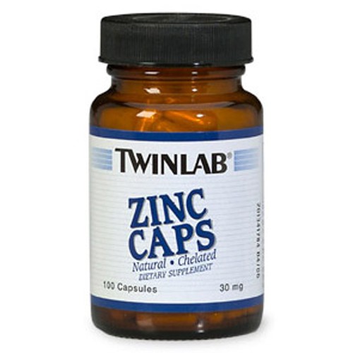 TwinLab Zinc Caps 30mg - 100 Capsules