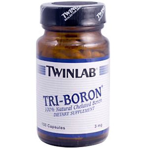 TwinLab Tri-Boron 100 Capsules