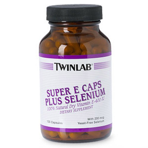 TwinLab Super E Caps Plus Selenium 100 Capsules