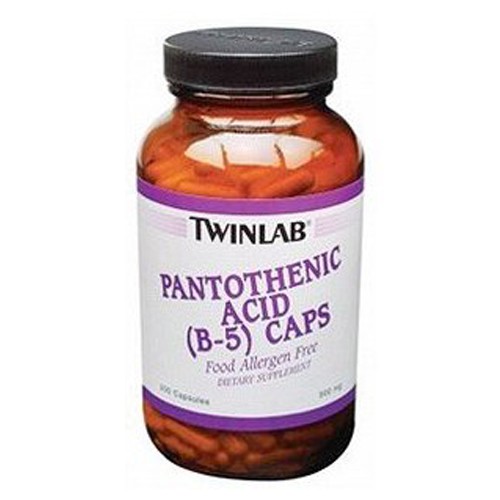 TwinLab Pantothenic Acid (B-5) Caps 250mg - 100 Capsules