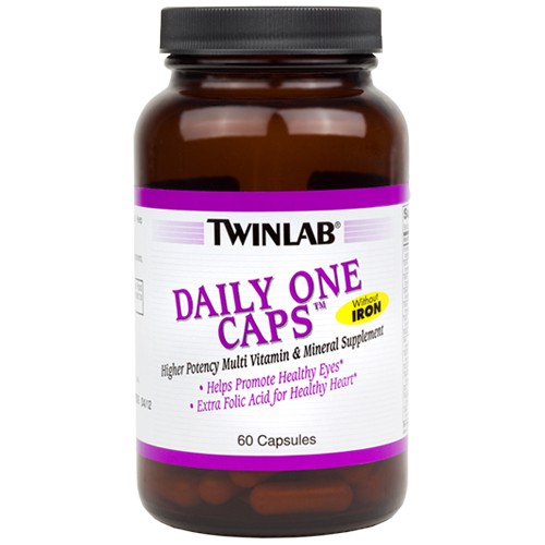 Twinlab Daily One Caps without Iron - 60 Capsules
