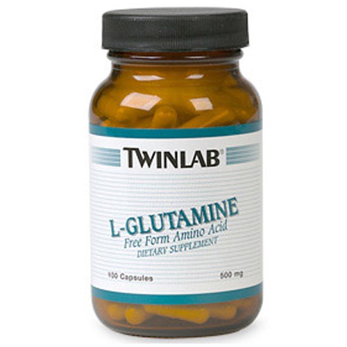 TwinLab L-Glutamine 500mg - 100 Capsules