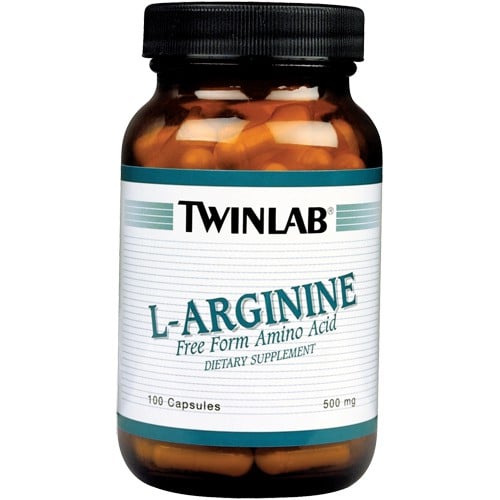 TwinLab L-Arginine 500mg - 100 Capsules