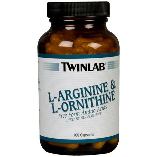 TwinLab L-Arginine & L-Ornithine 100 Capsules