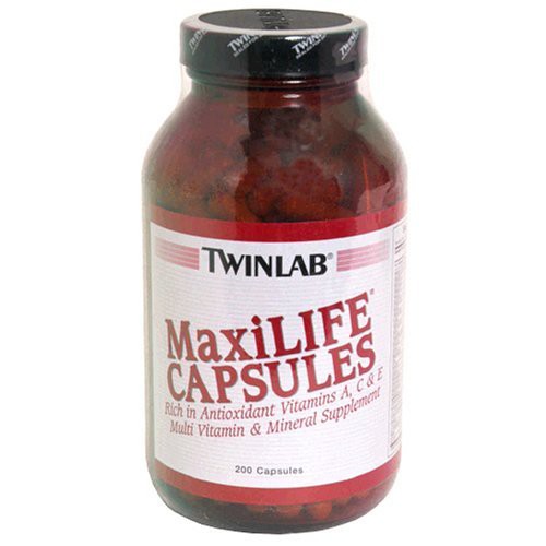 TwinLab MaxiLIFE 200 Capsules