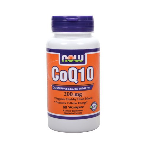 Now CoQ10 (200 mg) - 60 Vcaps