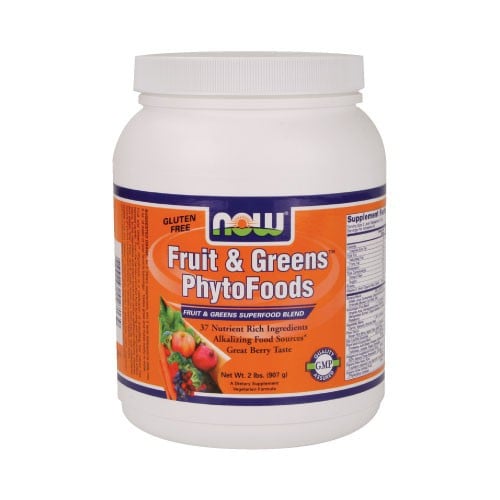 NOW Fruit & Greens Phytofoods - 2 lbs.