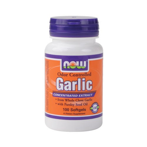 NOW Garlic - Odor Controlled - 250 Softgels