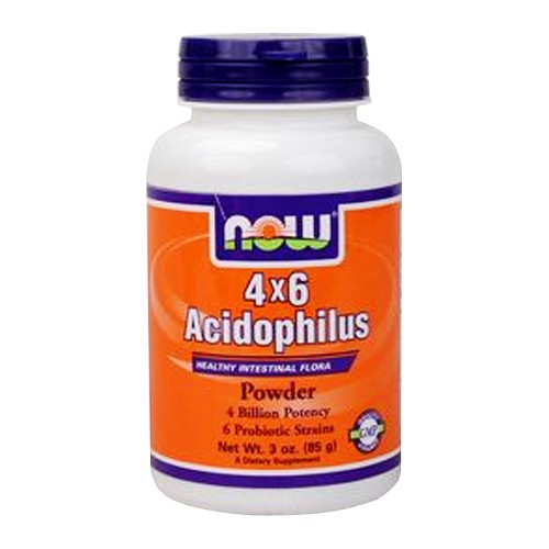 NOW 4 x 6 Acidophilus Powder - 3 oz.