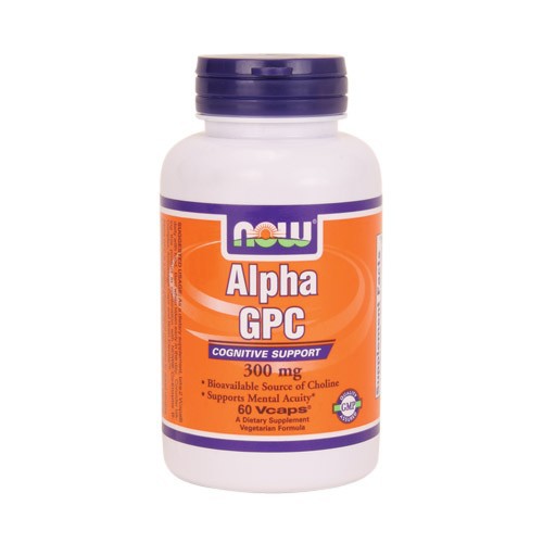 NOW Alpha GPC (300 mg) - 60 Vcaps