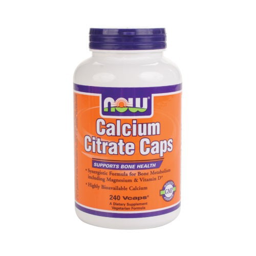 NOW Calcium Citrate - 240 Vcaps