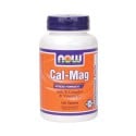 NOW Cal-Mag w/ B-Complex & Vitamin C - 100 Tablets