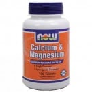 NOW Calcium and Magnesium - 100 Tablets