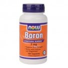 NOW Boron (3 mg) - 100 Capsules