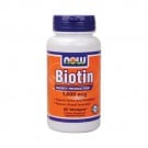 NOW Biotin (5000 mcg) - 60 Vcaps